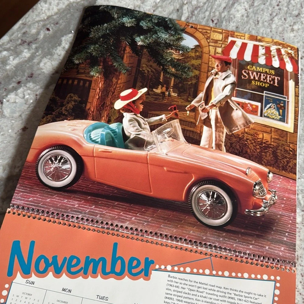 Vintage Hallmark 1995 Barbie Calendar